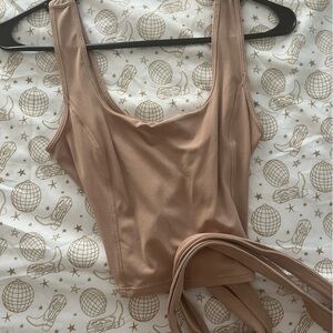 Worn Once Lululemon Align Wrap Tank Top Sz 6